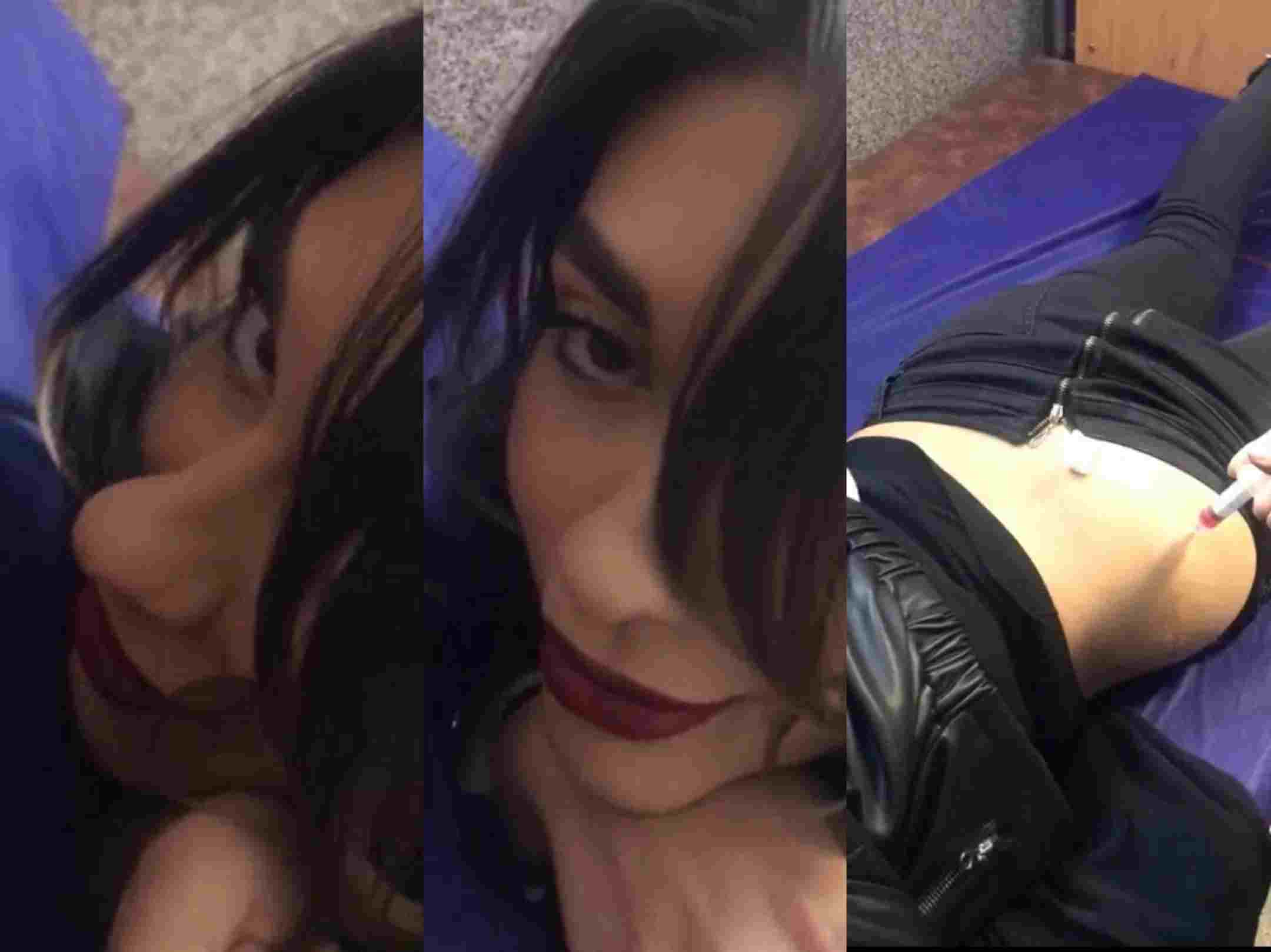 آمپول زدن سویل تیانی همسر محسن افشانی در بیمارستان